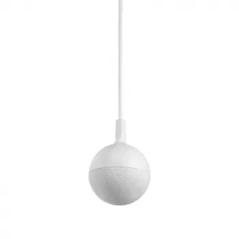 Vaddio EasyIP CeilingMIC D (balta) – Dante versija, lubinis konferencinis mikrofonas, 0,02 % THD, laidinis, 4,6 m