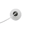 Vaddio EasyIP CeilingMIC D (balta) – Dante versija, lubinis konferencinis mikrofonas, 0,02 % THD, laidinis, 4,6 m