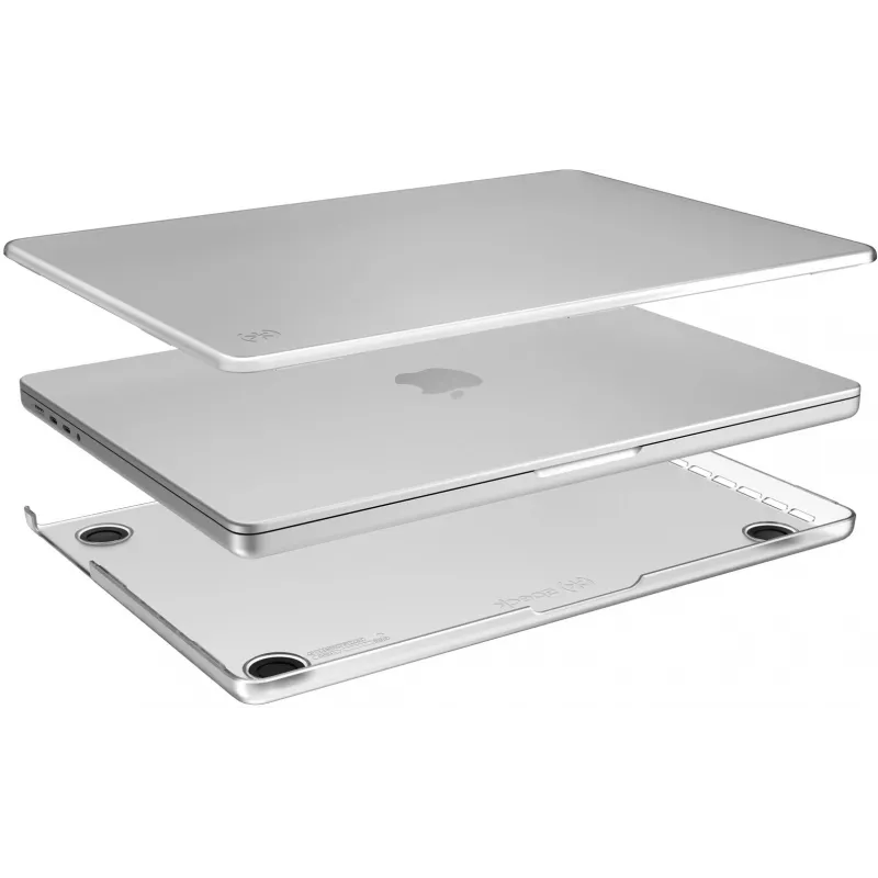 Speck Smartshell Macbook Pro 14 colio (2021/2022) permatomas, kietas dėklas