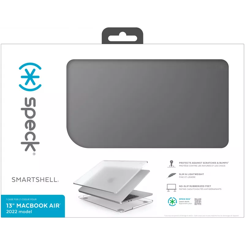 Speck Smartshell Macbook Air 13 M2 (2022) Obsidian, Hardshell dėklas, 33 cm (13 col.)