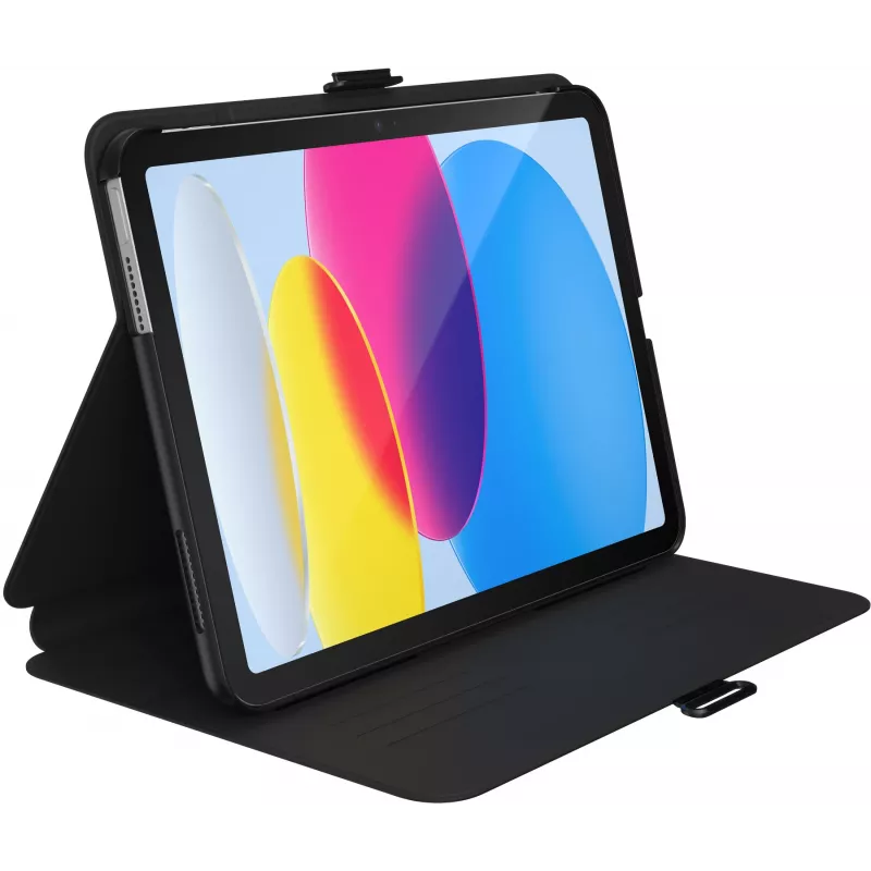 Speck Balance Folio dėklas Apple iPad 10.9 (2022) juodas su Microban
