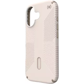 Speck Presidio2 Grip + ClickLock Apple iPhone 16 Bleached Bone su Microban