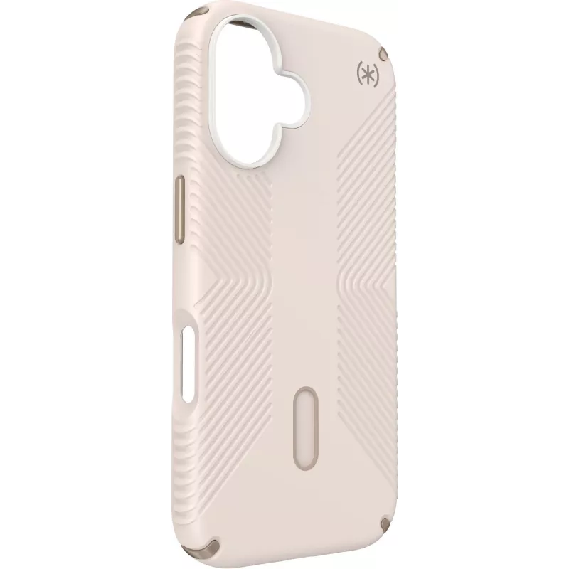 Speck Presidio2 Grip + ClickLock Apple iPhone 16 Bleached Bone su Microban