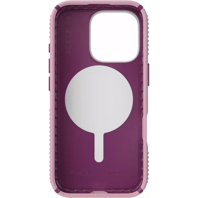 Speck Presidio2 Grip + ClickLock Apple iPhone 16 Pro Wednesday Pink su Microban