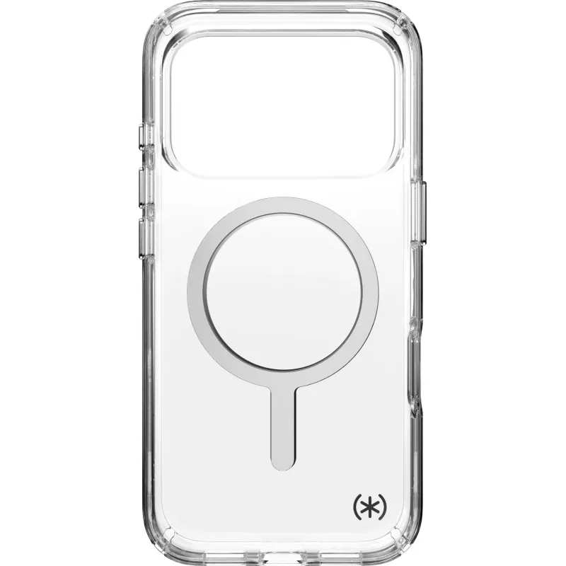 Speck Presidio Perfect Clear dėklas su MagSafe, skirtas iPhone 17 Pro