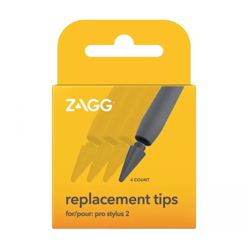 ZAGG Pro Stylus 2 (Pakeitimo antgaliai), pilka, ZAGG Pro Stylus 2