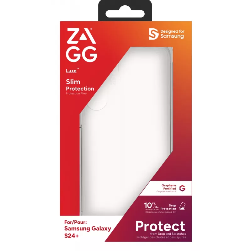 ZAGG Luxe Dėklas Galaxy S24+ Skaidrus, Samsung, 17 cm (6.7 inch)