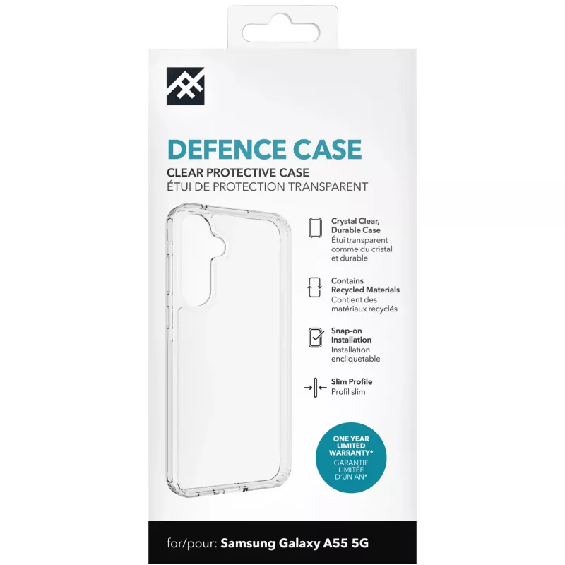 IFROGZ Defence dėklas Samsung Galaxy A55 5G skaidrus 16,8 cm (6,6 inch)