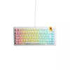 Glorious Gaming GMMK 3 HE 75% Prebuilt Wired White - FR, laidinis, USB, mechaninis, AZERTY, RGB LED, baltas