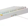 Glorious Gaming GMMK 3 HE 75% Prebuilt Wired White - FR, laidinis, USB, mechaninis, AZERTY, RGB LED, baltas