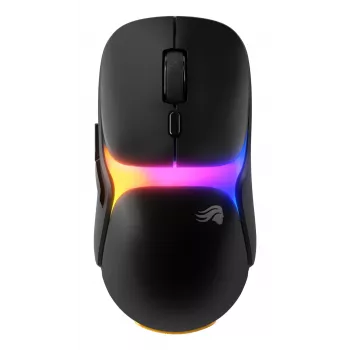 Glorious Gaming Model O3 Wireless žaidimų pelė - InfinitePlay keičiamų baterijų sistema, 8k dažnis, 130M paspaudimų optiniai jungikliai, itin lengva 66g, 30K DPI optinis jutiklis, RGB - Juoda