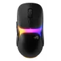 Glorious Gaming Model O3 Wireless žaidimų pelė - InfinitePlay keičiamų baterijų sistema, 8k dažnis, 130M paspaudimų optiniai jungikliai, itin lengva 66g, 30K DPI optinis jutiklis, RGB - Juoda