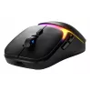 Glorious Gaming Model O3 Wireless žaidimų pelė - InfinitePlay keičiamų baterijų sistema, 8k dažnis, 130M paspaudimų optiniai jungikliai, itin lengva 66g, 30K DPI optinis jutiklis, RGB - Juoda