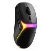 Glorious Gaming Model O3 Wireless žaidimų pelė - InfinitePlay keičiamų baterijų sistema, 8k dažnis, 130M paspaudimų optiniai jungikliai, itin lengva 66g, 30K DPI optinis jutiklis, RGB - Juoda
