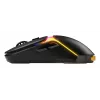 Glorious Gaming Model O3 Wireless žaidimų pelė - InfinitePlay keičiamų baterijų sistema, 8k dažnis, 130M paspaudimų optiniai jungikliai, itin lengva 66g, 30K DPI optinis jutiklis, RGB - Juoda