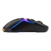 Glorious Gaming Model O3 Wireless žaidimų pelė - InfinitePlay keičiamų baterijų sistema, 8k dažnis, 130M paspaudimų optiniai jungikliai, itin lengva 66g, 30K DPI optinis jutiklis, RGB - Juoda
