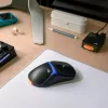 Glorious Gaming Model O3 Wireless žaidimų pelė - InfinitePlay keičiamų baterijų sistema, 8k dažnis, 130M paspaudimų optiniai jungikliai, itin lengva 66g, 30K DPI optinis jutiklis, RGB - Juoda