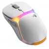 Glorious Gaming Model O3 Wireless Gaming Mouse - InfinitePlay keičiamų baterijų sistema, 8k atnaujinimo dažnis, 130M paspaudimų optiniai jungikliai, itin lengvas 66g, 30K DPI optinis jutiklis, RGB - Baltas