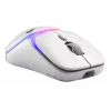 Glorious Gaming Model O3 Wireless Gaming Mouse - InfinitePlay keičiamų baterijų sistema, 8k atnaujinimo dažnis, 130M paspaudimų optiniai jungikliai, itin lengvas 66g, 30K DPI optinis jutiklis, RGB - Baltas