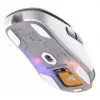 Glorious Gaming Model O3 Wireless Gaming Mouse - InfinitePlay keičiamų baterijų sistema, 8k atnaujinimo dažnis, 130M paspaudimų optiniai jungikliai, itin lengvas 66g, 30K DPI optinis jutiklis, RGB - Baltas