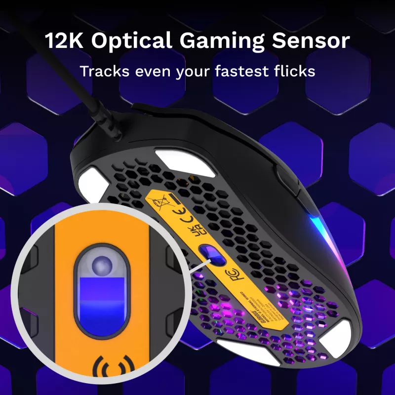 Glorious Gaming Model O Eternal dešiniarankė pelė USB Type-A optinė 12000 DPI