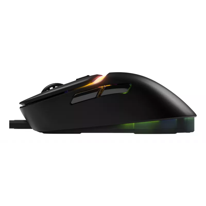 Glorious Gaming Model D3 Wired žaidimų pelė - itin lengva 57g, optiniai jungikliai 130M paspaudimų, 30K DPI BAMF 3.0 jutiklis, 750 IPS sekimas, 50G pagreitis, tinka visiems laikymo būdams - juoda