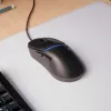 Glorious Gaming Model D3 Wired žaidimų pelė - itin lengva 57g, optiniai jungikliai 130M paspaudimų, 30K DPI BAMF 3.0 jutiklis, 750 IPS sekimas, 50G pagreitis, tinka visiems laikymo būdams - juoda