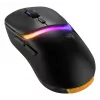Glorious Gaming Model D3 Wireless Gaming Mouse – belaidė pelė su InfinitePlay keičiamų baterijų sistema, 8k dažniu, 130M optiniais jungikliais, itin lengva 69g, 30K optiniu jutikliu, RGB – juoda