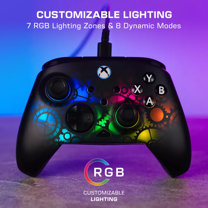 Žaidimų pultas Turtle Beach Afterglow Ignite Wired RGB Controller su RGB apšvietimu ir perprogramuojamais mygtukais