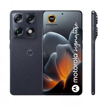 Išmanusis telefonas Motorola Signature 8 Gen 5, 6,78 colio OLED 2780×1264, 16 GB RAM, 512 GB, 50+50 MP, Dual SIM, Android 16, 5200 mAh, tamsiai mėlynas