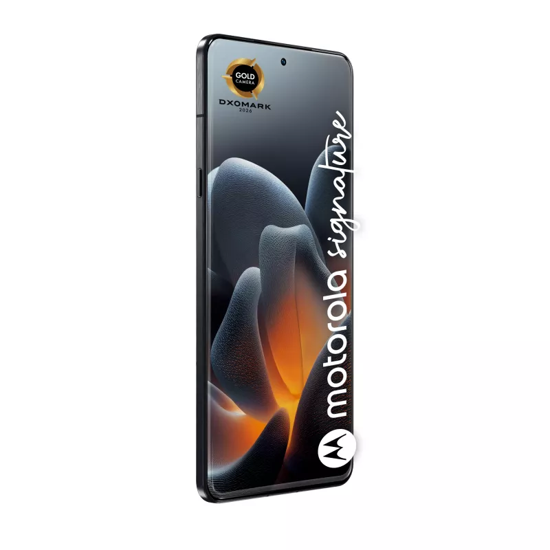 Išmanusis telefonas Motorola Signature 8 Gen 5, 6,78 colio OLED 2780×1264, 16 GB RAM, 512 GB, 50+50 MP, Dual SIM, Android 16, 5200 mAh, tamsiai mėlynas