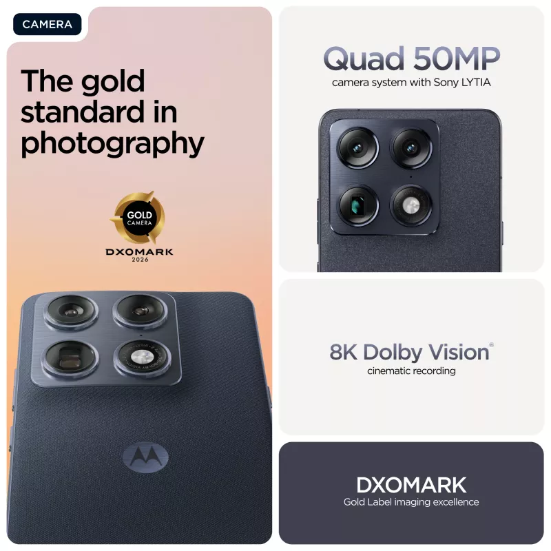Išmanusis telefonas Motorola Signature 8 Gen 5, 6,78 colio OLED 2780×1264, 16 GB RAM, 512 GB, 50+50 MP, Dual SIM, Android 16, 5200 mAh, tamsiai mėlynas