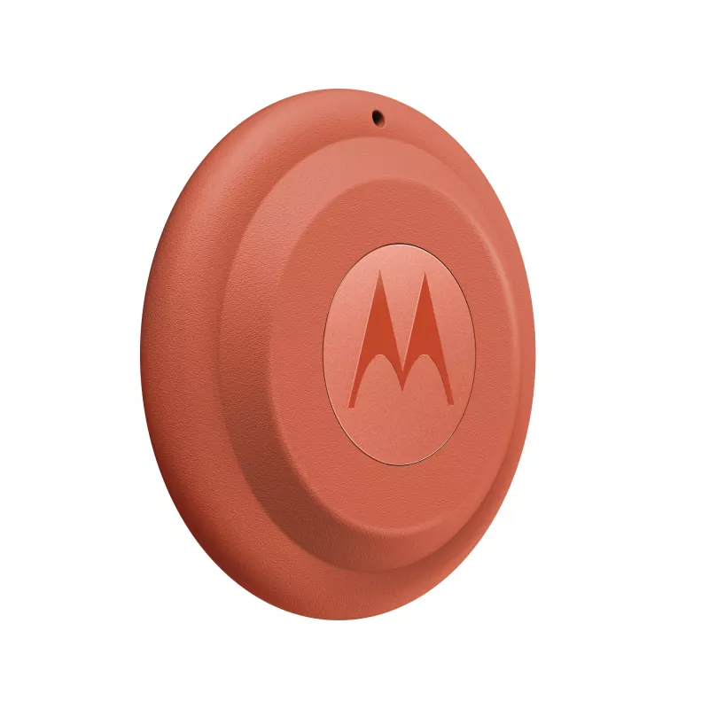 Finder Motorola moto tag 2 – universalus sekiklis, oranžinis, CR2032 baterija, iki 14400 h, 7,4 g, Ø 31,9 mm, 8 mm