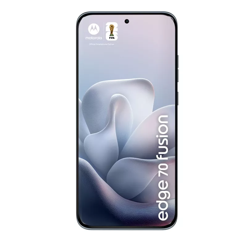 Išmanusis telefonas Motorola edge 70 fusion — 6,78 colio (17,2 cm) OLED, Snapdragon 7s Gen 3, 12 GB RAM, 256 GB, Dual SIM, 7000 mAh, šviesiai mėlyna