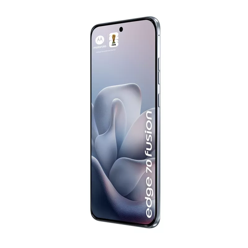 Išmanusis telefonas Motorola edge 70 fusion — 6,78 colio (17,2 cm) OLED, Snapdragon 7s Gen 3, 12 GB RAM, 256 GB, Dual SIM, 7000 mAh, šviesiai mėlyna