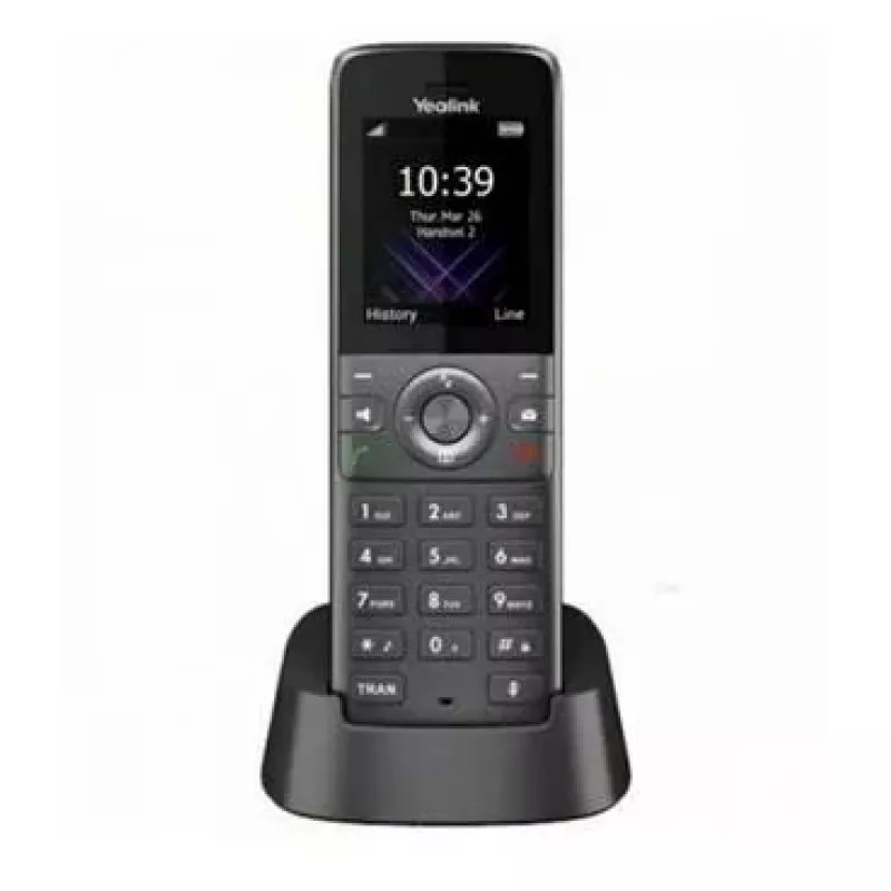 Belaidis IP ragelis Yealink W78H juodas 2,4 inch TFT