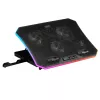 Mars Gaming MNBC6, aušinimo stovas + stovas XL 19'' ARGB, 3 ventiliatoriai, mobiliojo telefono stovas