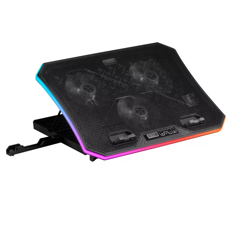 Mars Gaming MNBC6, aušinimo stovas + stovas XL 19'' ARGB, 3 ventiliatoriai, mobiliojo telefono stovas