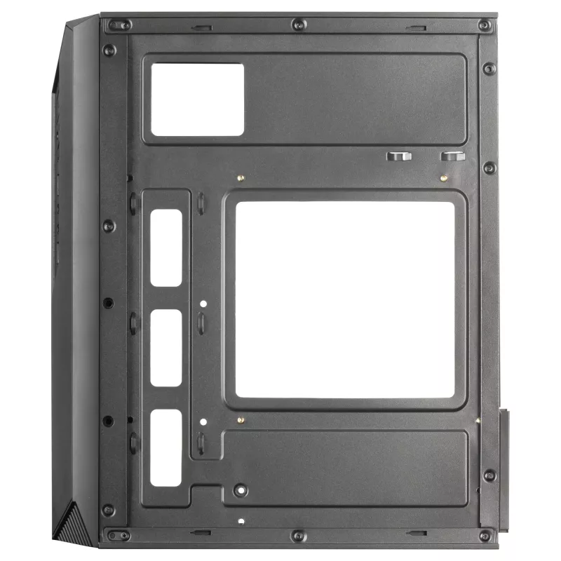 Mars Gaming MC-S1 Black kompiuterio korpusas Micro-ATX ARGB apšvietimas 12 režimų FRGB ventiliatorius