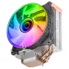 Mars Gaming MCPU-VR Juodas CPU aušintuvas Dvigubas Infinity veidrodis ARGB 4 HCT šilumos vamzdžiai 180W TDP Itin tylus PWM 12cm ventiliatorius