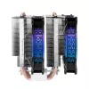 Mars Gaming MCPU-XT Black CPU aušintuvas dviejų bokštų aušinimas 6 HCT šilumvamzdžiai TDP 300W 2 ARGB PWM 12cm ventiliatoriai