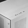 Mars Gaming MCV3 White Custom XXL E-ATX korpusas su dvigubu grūdinto stiklo langu ir dviejų kamerų moduliniu rėmu