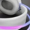 Mars Gaming MH-GLOW White 360° Full Chroma RGB Flow ausinės su triukšmo slopinimo mikrofonu, itin lengvas dizainas, atminties putų pagalvėlės, universali suderinamumas