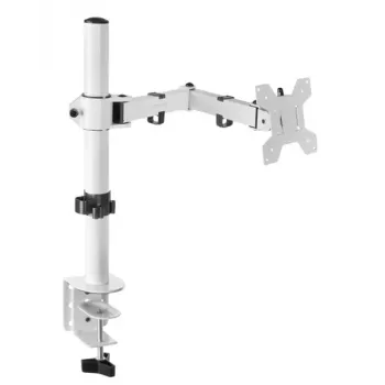 Mars Gaming MARM1W profesionalus monitoriaus laikiklis, spaustuvas, 8 kg, 33 cm (13 col.), 81,3 cm (32 col.), 100 x 100 mm, baltas