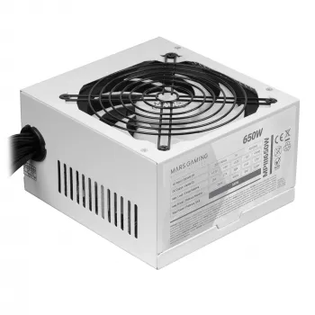 Mars Gaming MPIII650 maitinimo blokas 650 W 20+4 pin ATX ATX Baltas