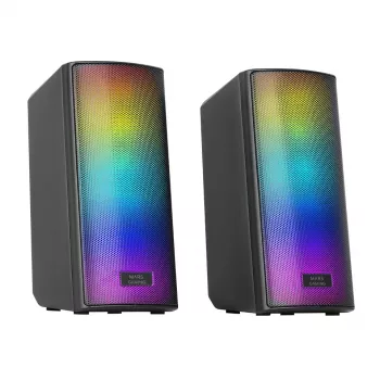 Mars Gaming MSRGB2 nešiojamas vakarėlių garsiakalbis stereo juodas 15 W