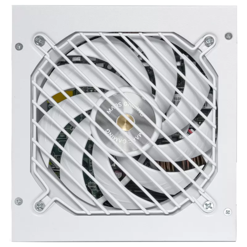 Mars Gaming MPB1000PSIW maitinimo blokas 1000 W 24-pin ATX ATX Baltas