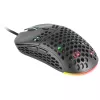 Mars Gaming MM55 Black RGB Chroma Gaming Pelė Itin Lengva 55g 12800 DPI HUANO Mechaniniai Jungikliai