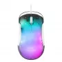 Mars Gaming MMGLOW Chroma-Glow RGB žaidimų pelė veidrodiniu paviršiumi, itin lengva, 12800 DPI, balta