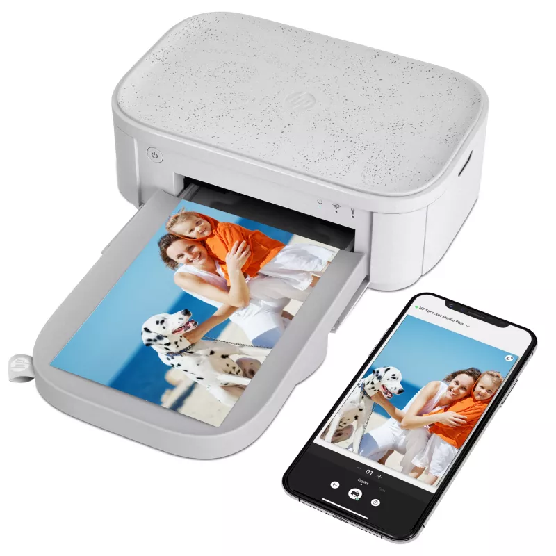 HP Sprocket Studio Plus nuotraukų spausdintuvas Dye-sublimacija 300 x 300 DPI 4 x 6 col. (10x15 cm) Wi-Fi